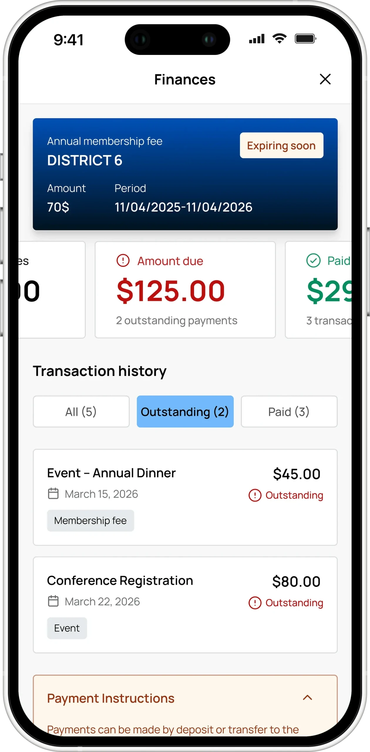 AHEPA Connect-Finances