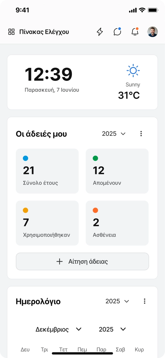 Control panel